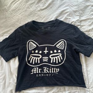 Mr Kitty Metal Rock Band Tshirt Size Small/Medium Women
